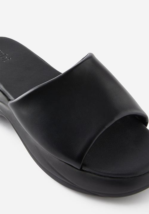 Cotton On - Skye slide - black