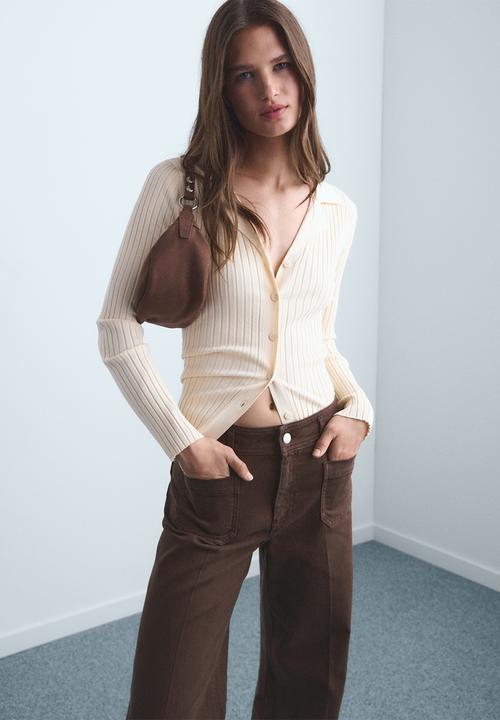 MANGO - Jeans Jessie - Dark Brown