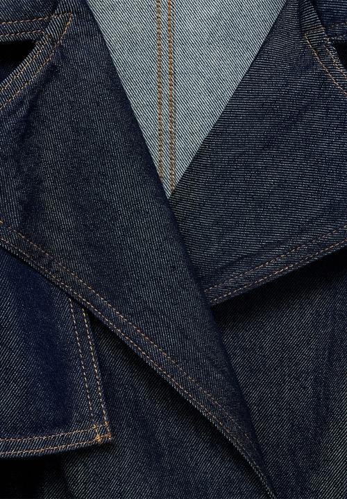 MANGO - Trench mar - open blue