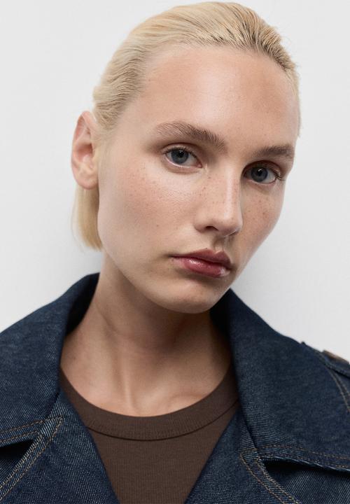 MANGO - Trench mar - open blue