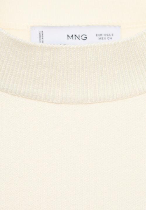 MANGO - Jersey dumin -  white
