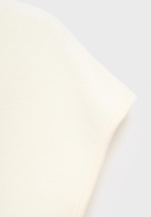 MANGO - Jersey dumin -  white