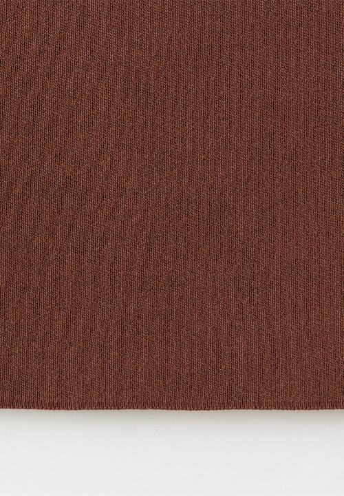 MANGO - Jersey dumin -  brown