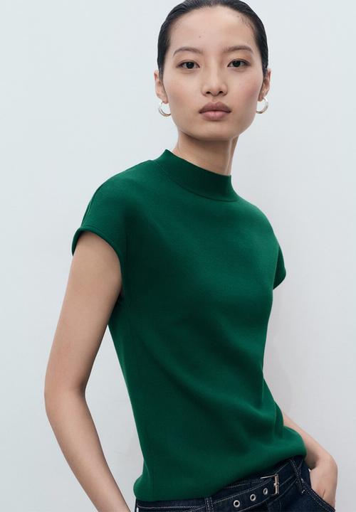 MANGO - Jersey dumin -  dark green