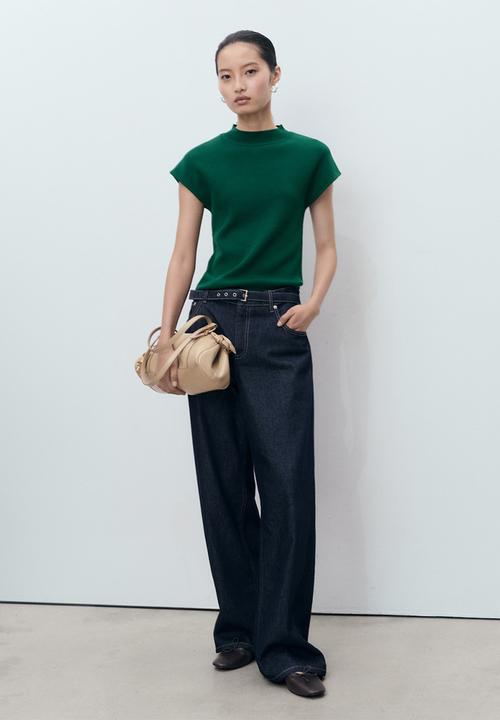 MANGO - Jersey dumin -  dark green