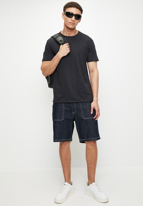 Brave Soul - Crew Neck T-shirt - Dk Navy