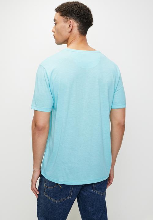 Brave Soul - Crew Neck T-shirt - Ice Blue Marl