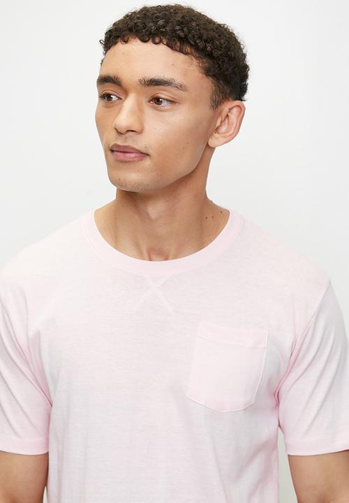 Brave Soul - Crew Neck T-shirt - Powder Pink