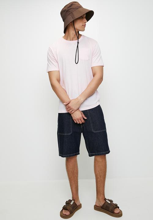 Brave Soul - Crew Neck T-shirt - Powder Pink