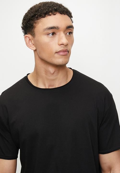 Brave Soul - Crew Neck T-shirt - Jet Black