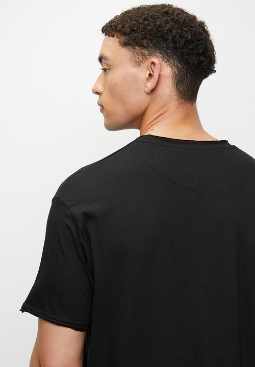 Brave Soul - Crew Neck T-shirt - Jet Black