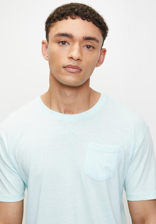 Brave Soul - Crew Neck T-shirt - Pale Mint