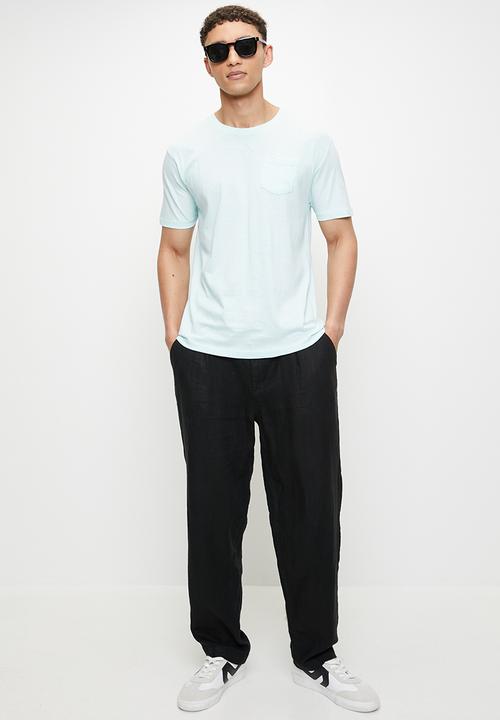 Brave Soul - Crew Neck T-shirt - Pale Mint