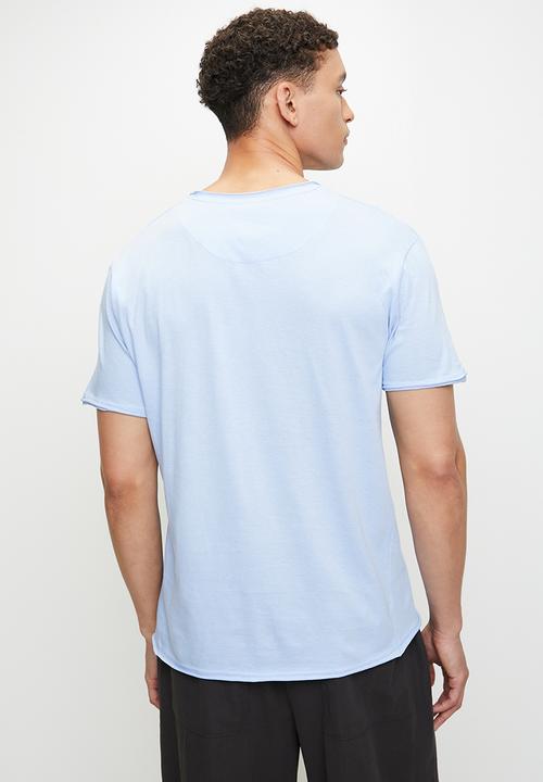 Brave Soul - Crew Neck T-Shirt - Cloud Blue
