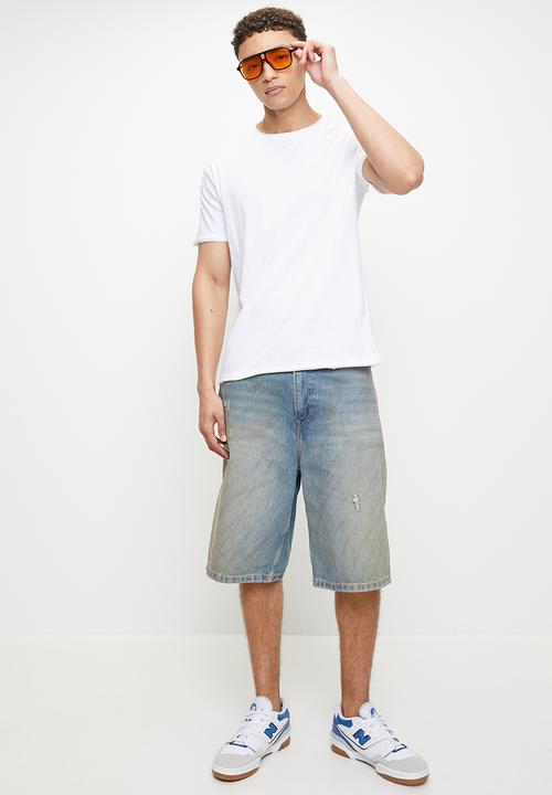 Brave Soul - Crew Neck T-Shirt - Optic White
