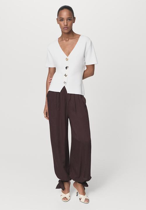 MANGO - Cardigan Dali - White