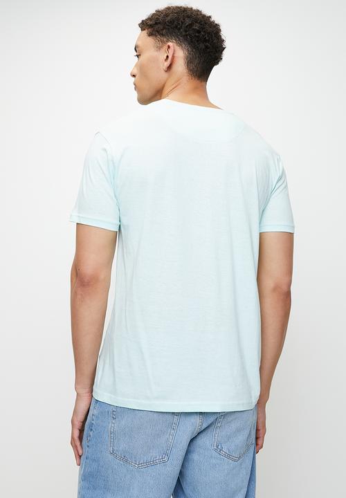 Brave Soul - Crew Neck T-Shirt  - Pale Mint