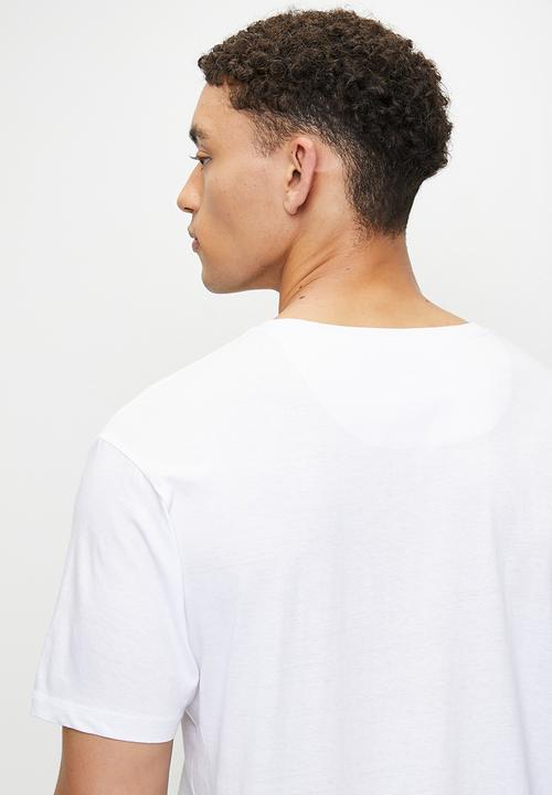 Brave Soul - Crew Neck T-Shirt  - Optic White 
