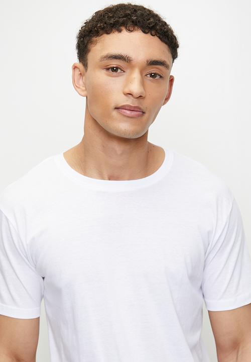 Brave Soul - Crew Neck T-Shirt - Optic White