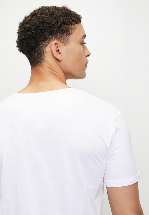 Brave Soul - Crew Neck T-Shirt - Optic White