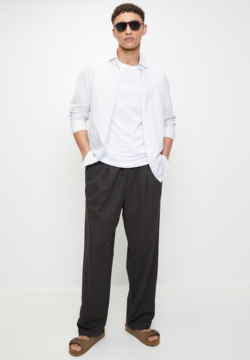 Brave Soul - Crew Neck T-Shirt - Optic White