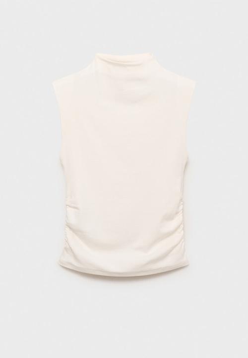 MANGO - T-shirt julia -  natural