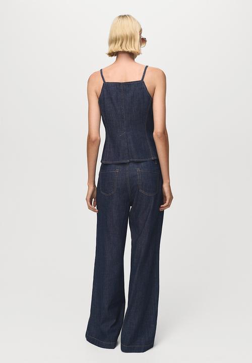 MANGO - Top Lia - Open Blue