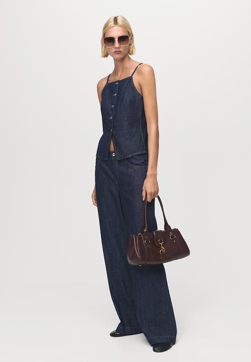 MANGO - Top Lia - Open Blue