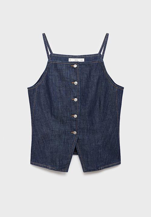 MANGO - Top Lia - Open Blue
