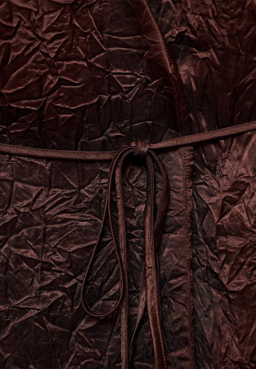MANGO - Vest flor -  dark brown