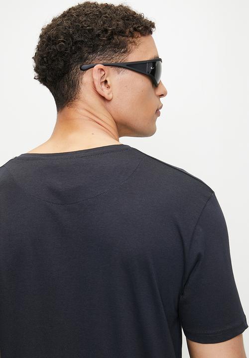 Brave Soul - V-Neck Short Sleeved Tshirt - Dk Navy