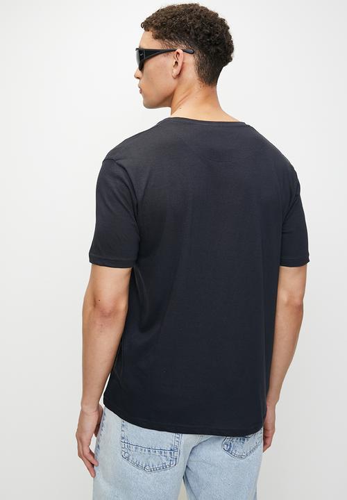 Brave Soul - V-Neck Short Sleeved Tshirt - Dk Navy