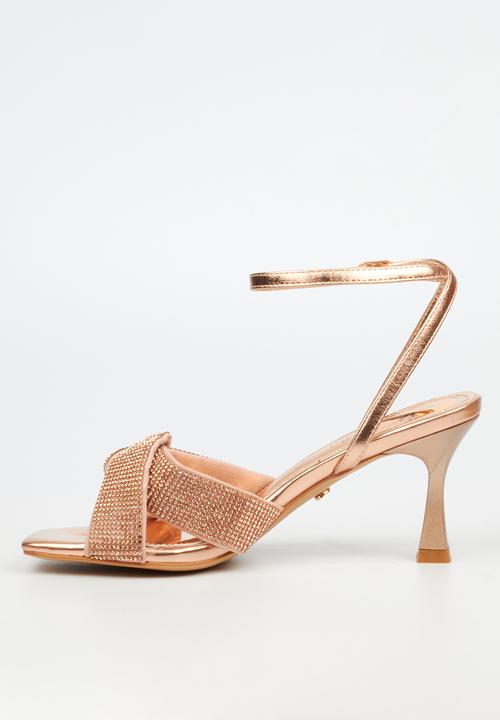 Butterfly Feet - Ambur 1 Open Toe Ankle Strap - Gold