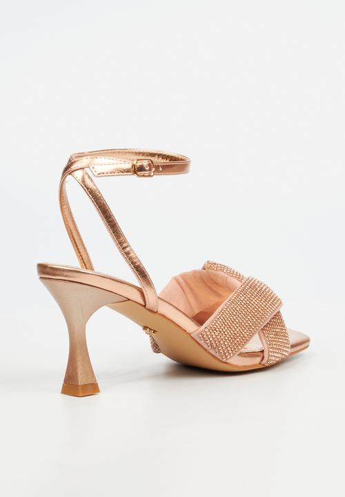 Butterfly Feet - Ambur 1 Open Toe Ankle Strap - Gold