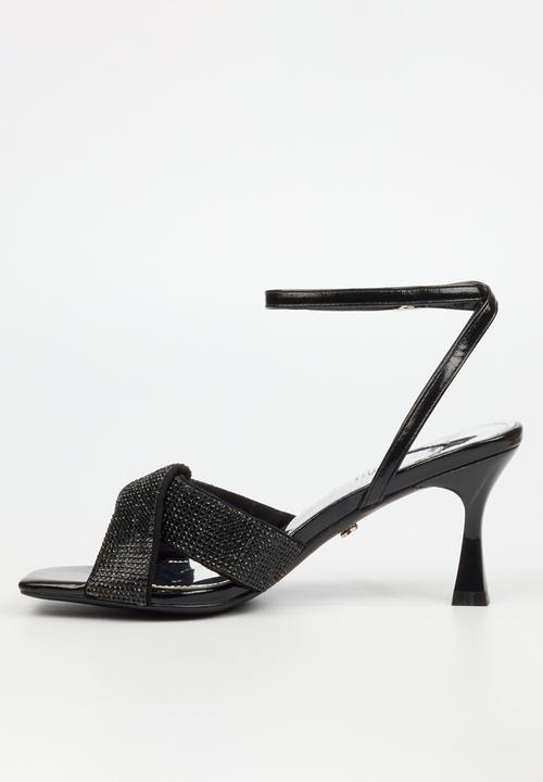 Butterfly Feet - Ambur 1 Open Toe Ankle Strap - Black
