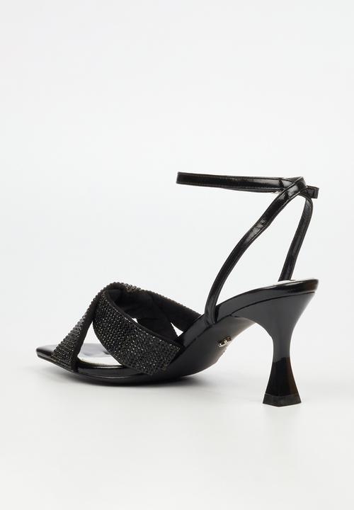 Butterfly Feet - Ambur 1 Open Toe Ankle Strap - Black