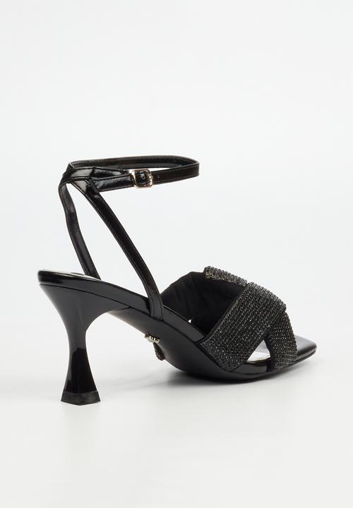Butterfly Feet - Ambur 1 Open Toe Ankle Strap - Black