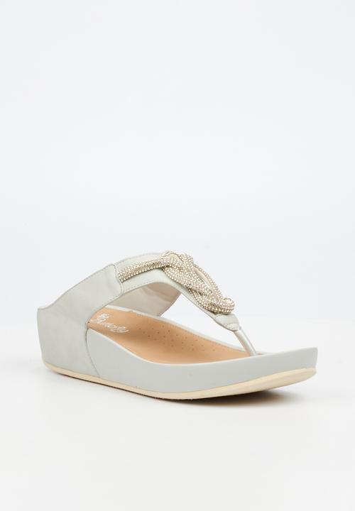 Butterfly Feet - Delia 14 T-Bar - Grey