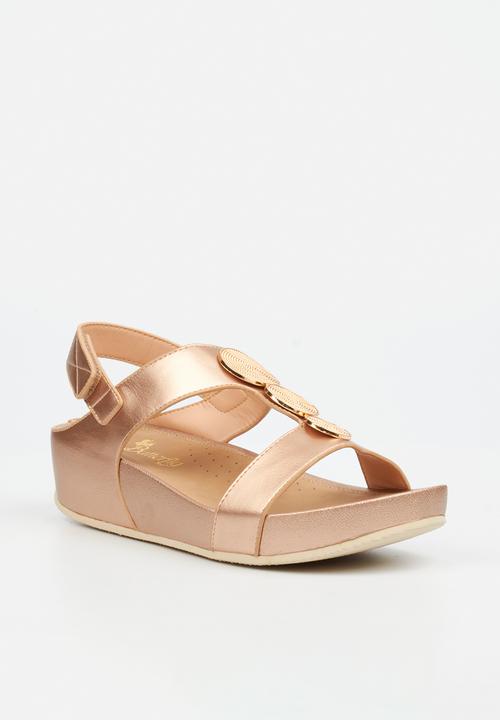 Butterfly Feet - Delia 15 Open Toe Slingback - Champagne