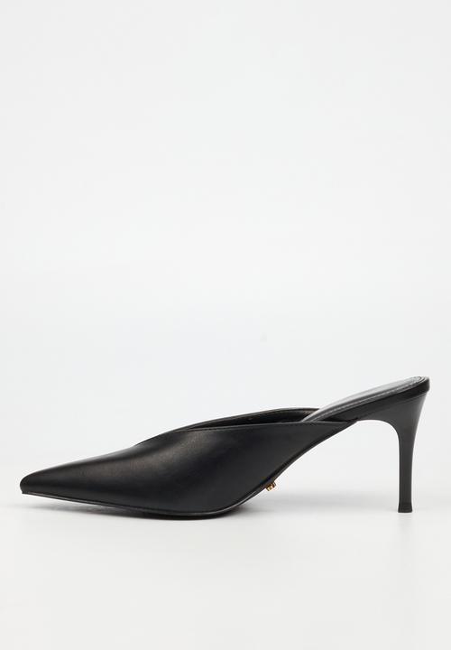 Miss Black - Gallery 3 bow mule heel - black