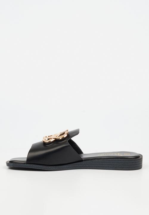 Butterfly Feet - Jacey 2 Slide - Black