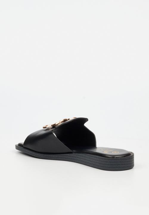 Butterfly Feet - Jacey 2 Slide - Black