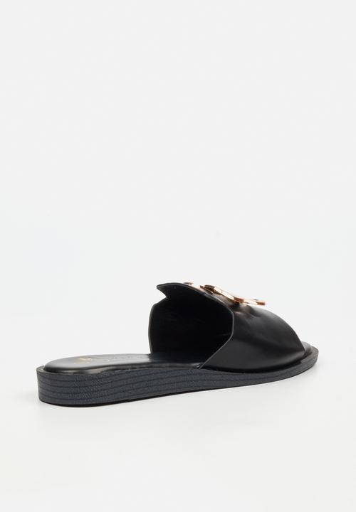 Butterfly Feet - Jacey 2 Slide - Black
