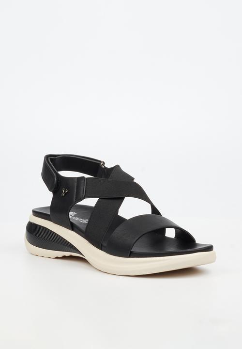 Butterfly Feet - Jordis 1 Open Toe Slingback - Black