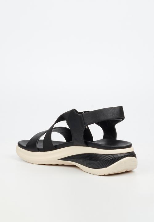 Butterfly Feet - Jordis 1 Open Toe Slingback - Black