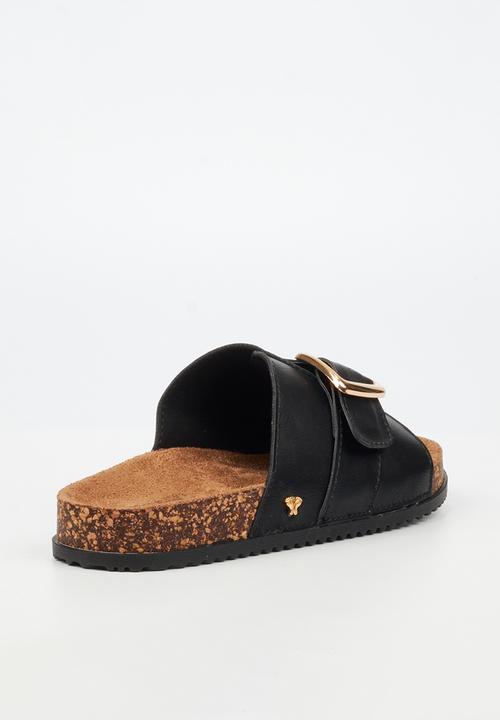 Butterfly Feet - Leya 1 Slide - Black