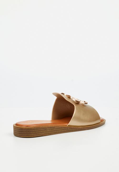 Butterfly Feet - Jacey 2 Slide - Gold