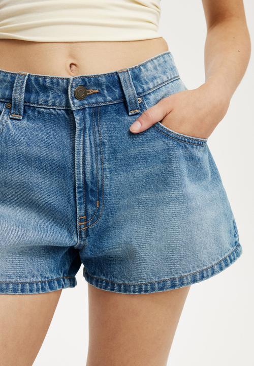 Cotton On - Original denim short - bobby blue