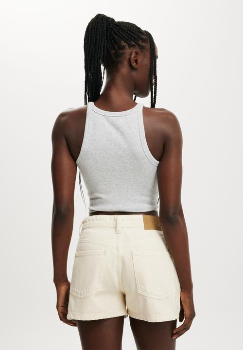 Cotton On - Original denim short - bone