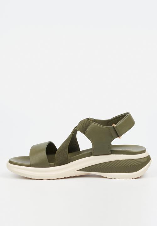 Butterfly Feet - Jordis 1 Open Toe Slingback - Green